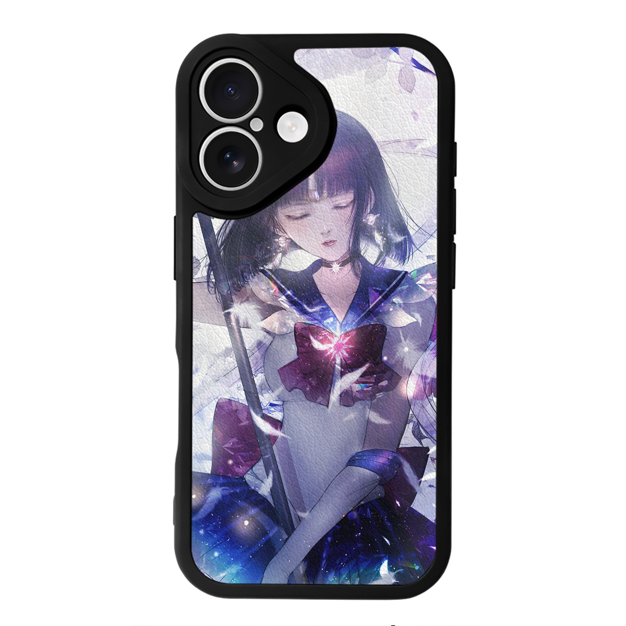 （画像用） 美少女戦士セーラームーン Sailor Moon 【iPhone 16シリーズ対応】シリコンスマホケース（レザー調） 材質：シリコン